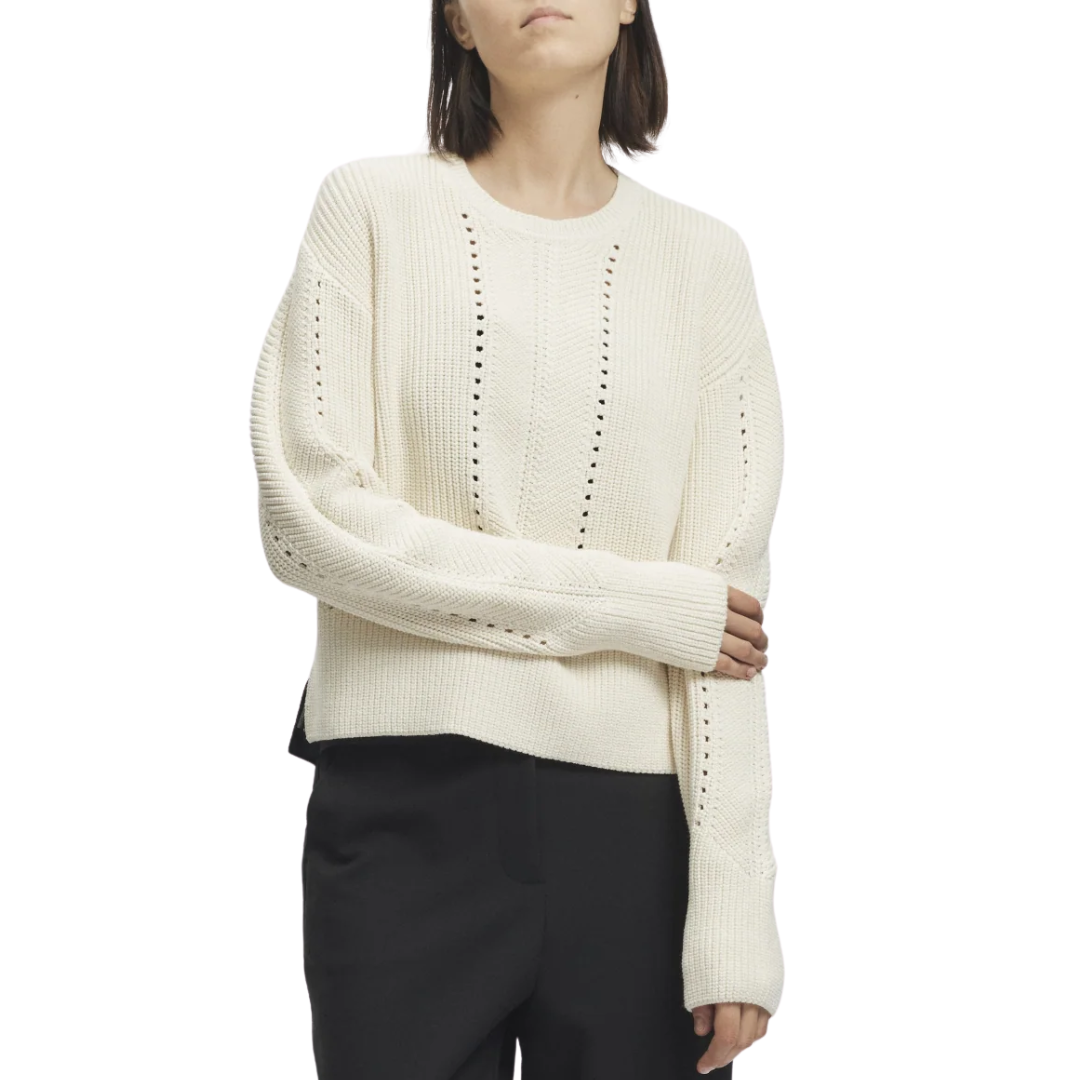 Saylor Knit Sweater in Ivory