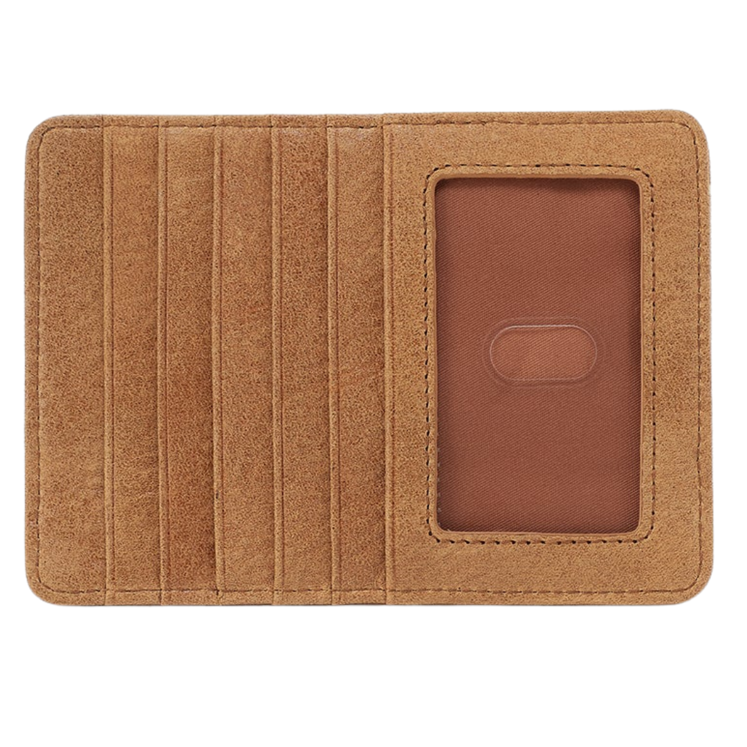 Euro Slide Card Case in Whiskey