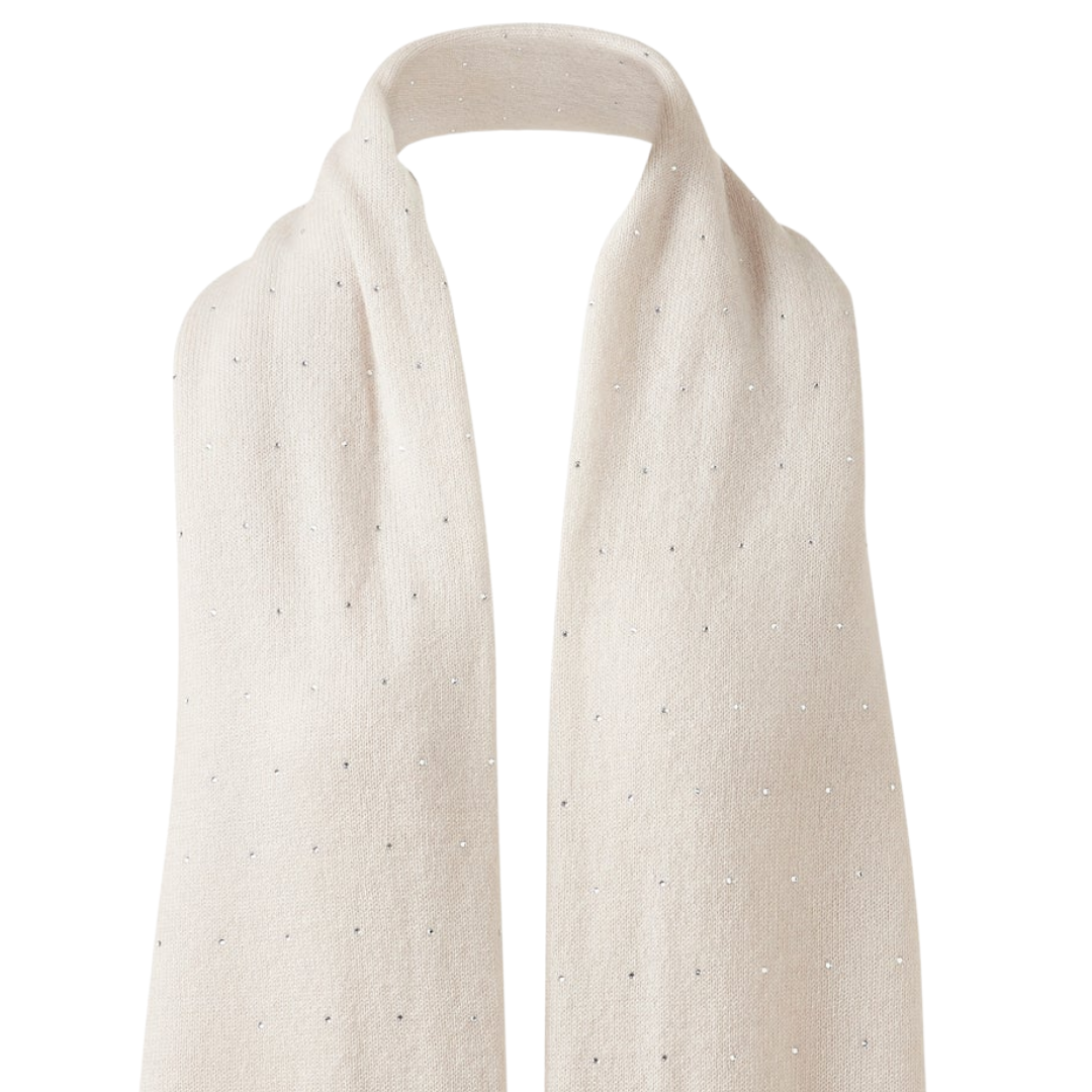 Featherweight Crystal Wrap in Oat
