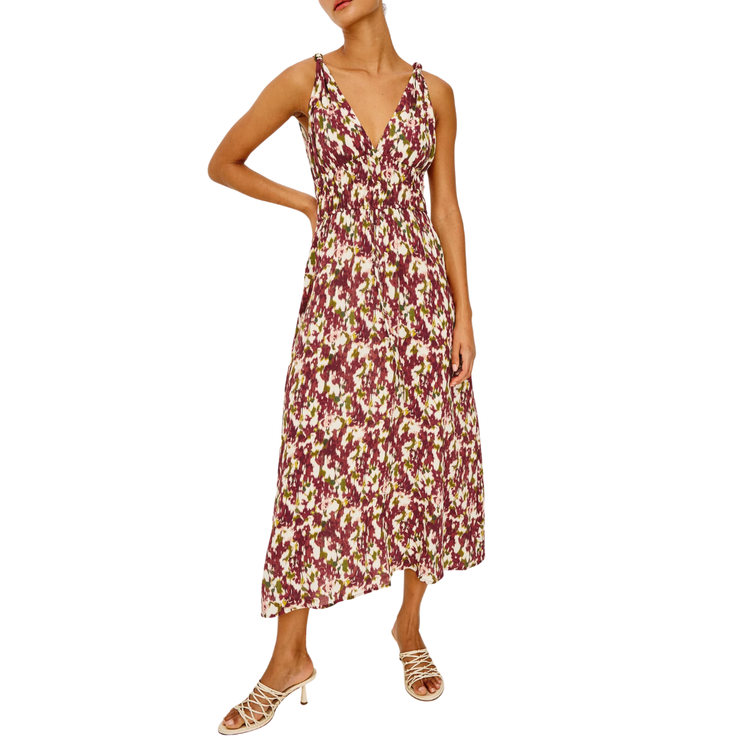 Marciana Dress in Cardinal Floral