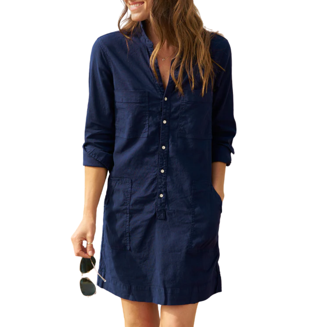 Southern Ireland Utility Dress in Navy