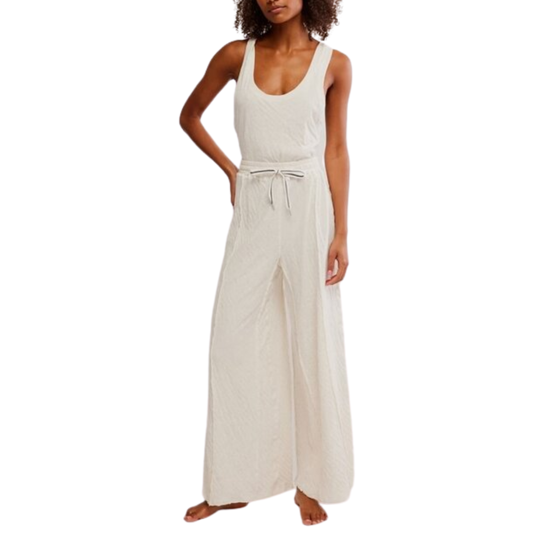 Wait A Minute Romper in Oatmeal Combo