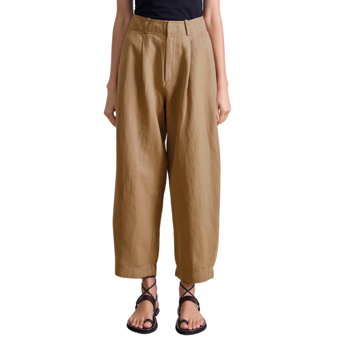 Bari Crop Trouser in Oak
