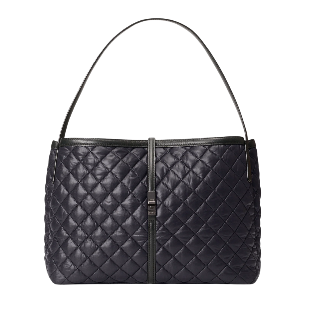 Astor East West Tote in Black