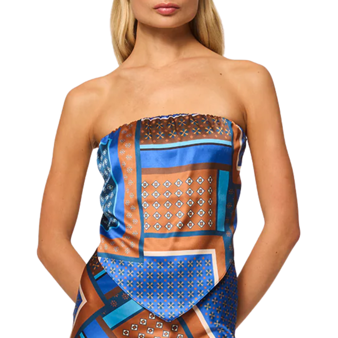 Mae Top in Tile Patchwork