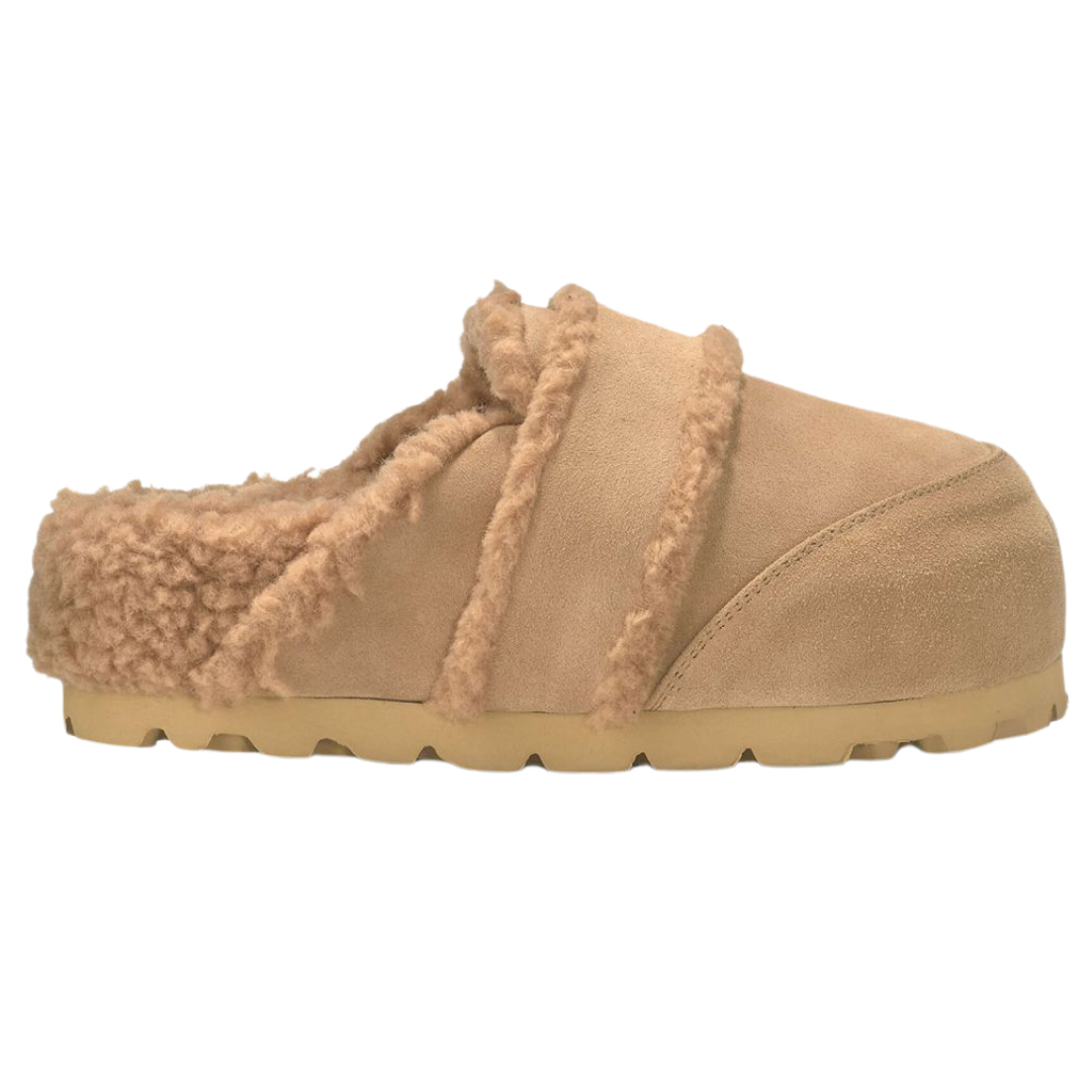 Chunky Loafer in Beige