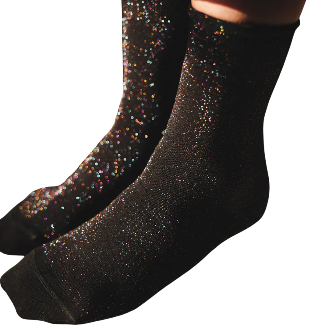 Disco Socks in Black