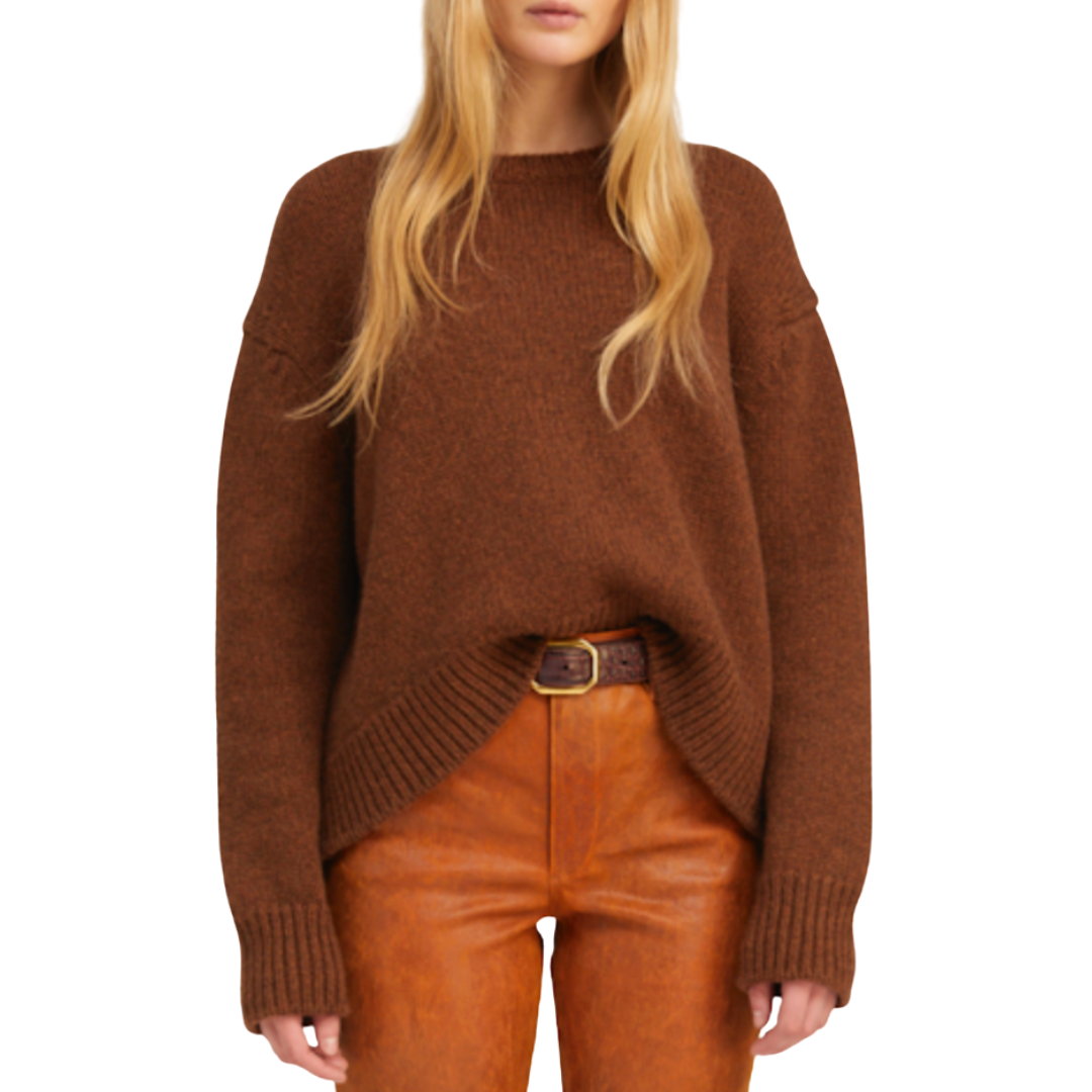 Heavy Crewneck Sweater in Mace