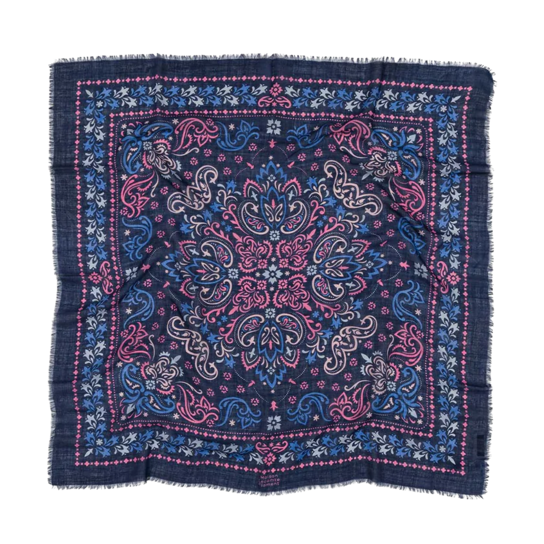 Carnac Bandana Scarf in Blue
