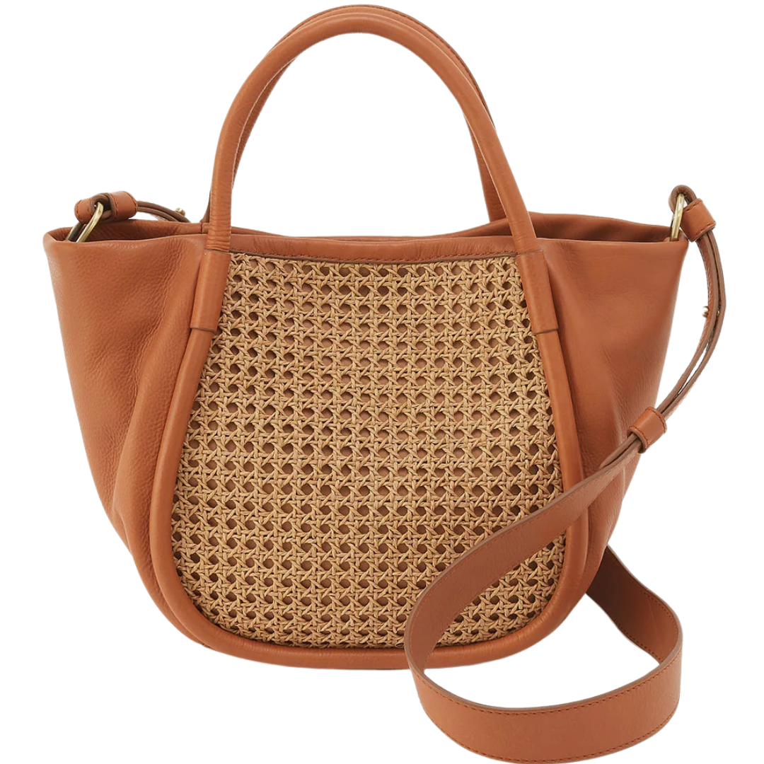 Margot Satchel in Burnished Caramel Caning