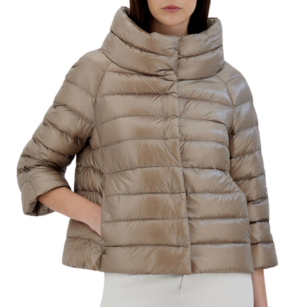 Sofia Cape in Light Taupe