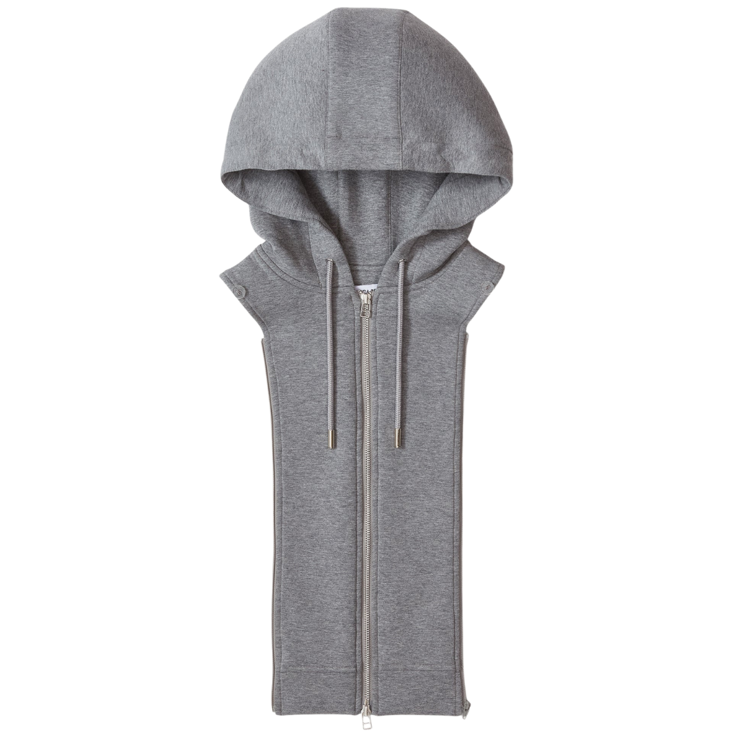 Oversized Hoodie Dickey in Grey Melange
