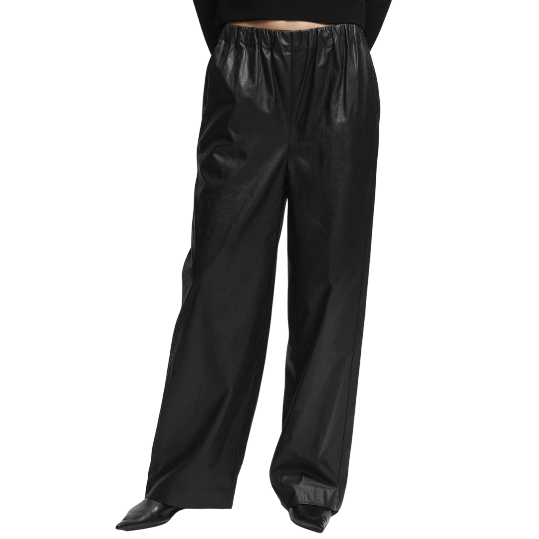 Jakob Pull On Pant in Black
