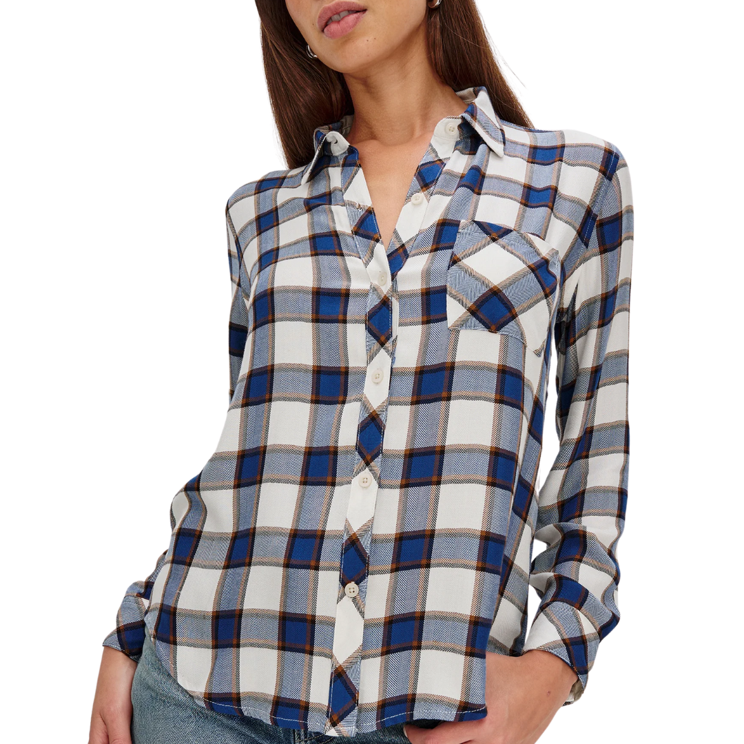 Hunter Shirt in Golden Cobalt