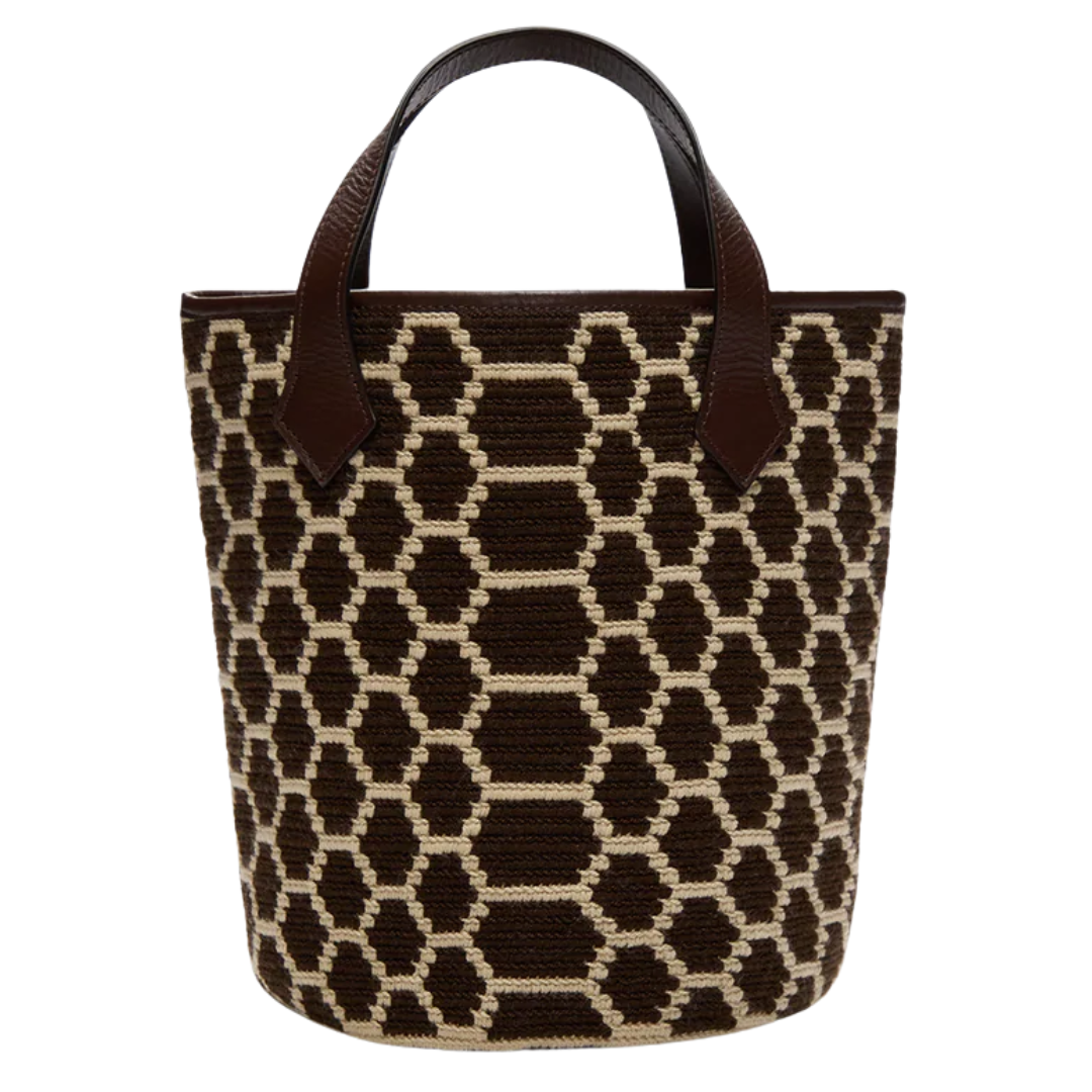 Caraiva Tote in Abstract Snake