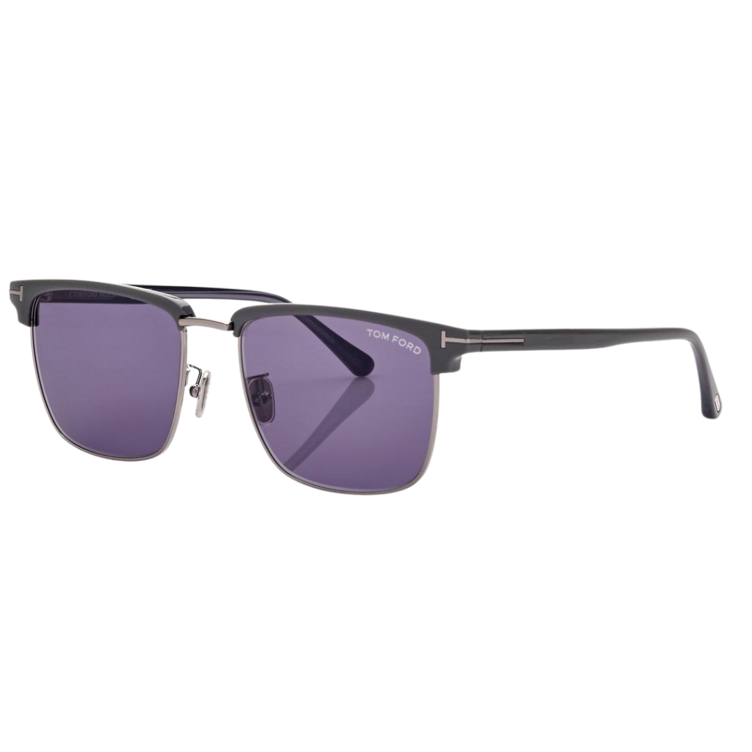 Hudson Sunglasses in Mastic/Blue