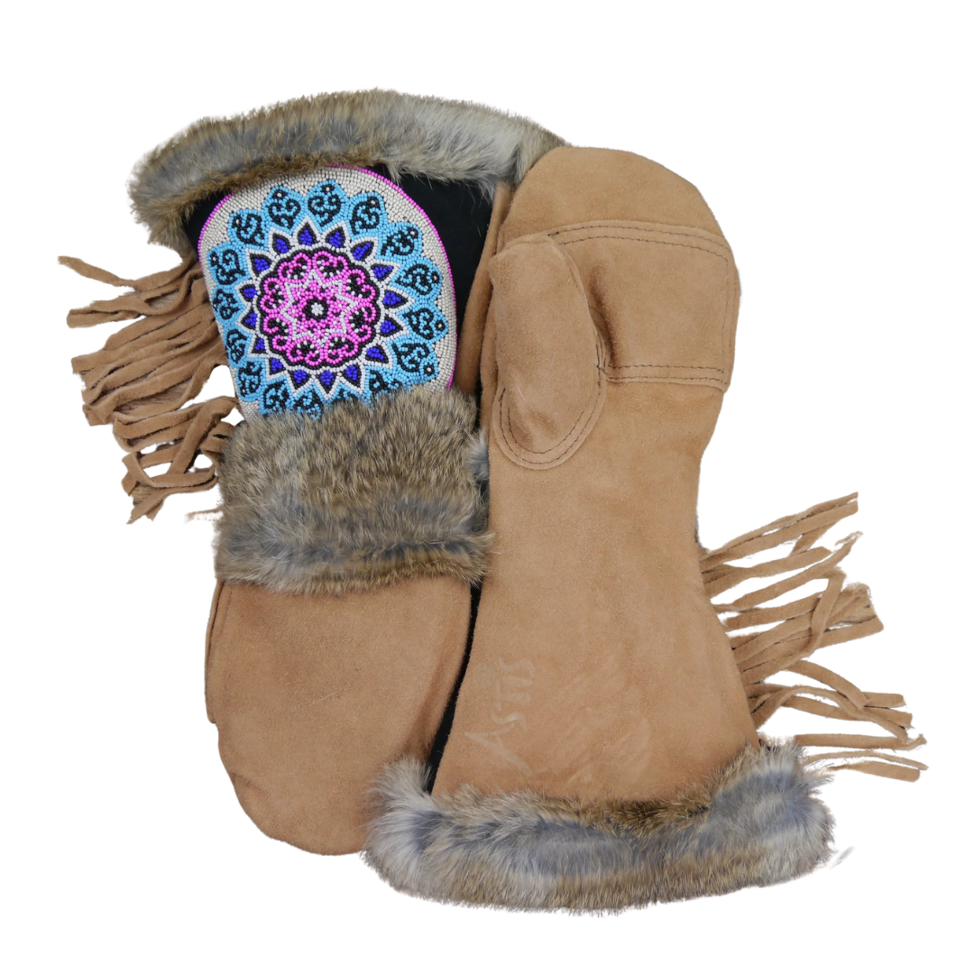 Park Mittens in Brown