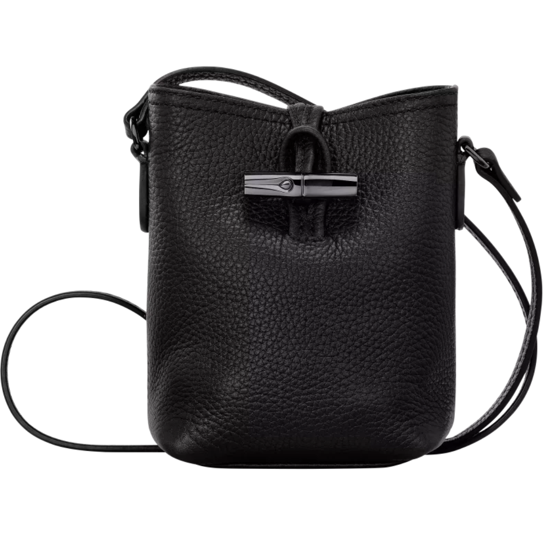 Le Roseau Essential Bucket XS Crossbody in Black