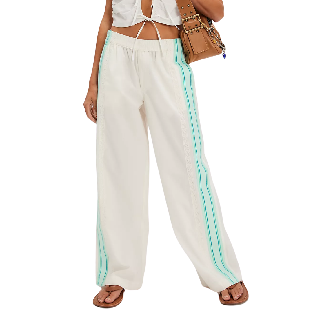 Team Spirit Pull-On Pants in Bleached Aqua