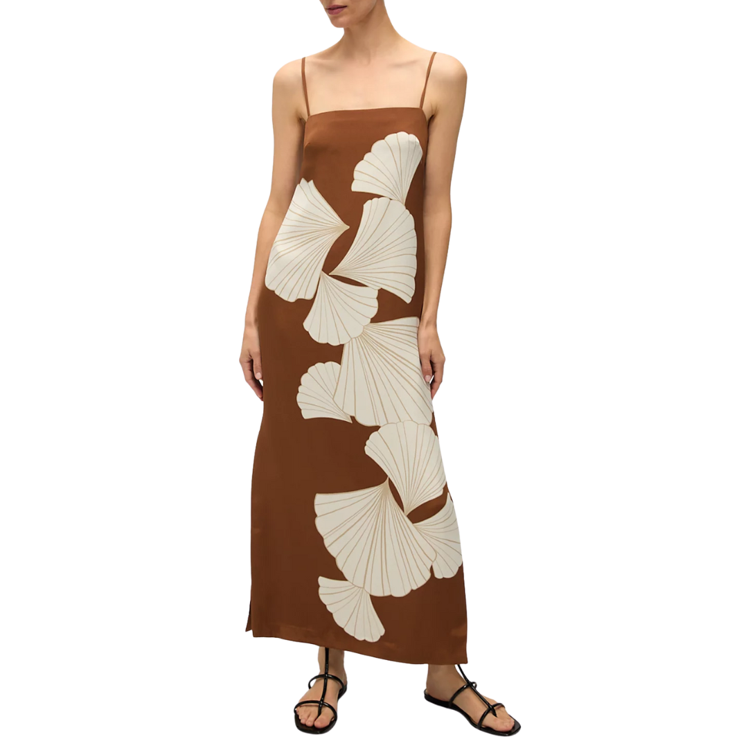 Petra Dress in Whisky Multi