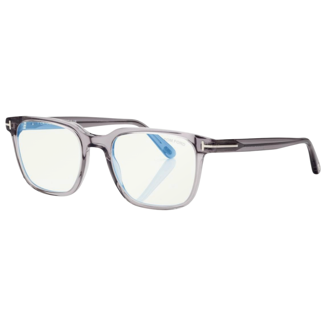 Blue Block Square Opticals in Grey