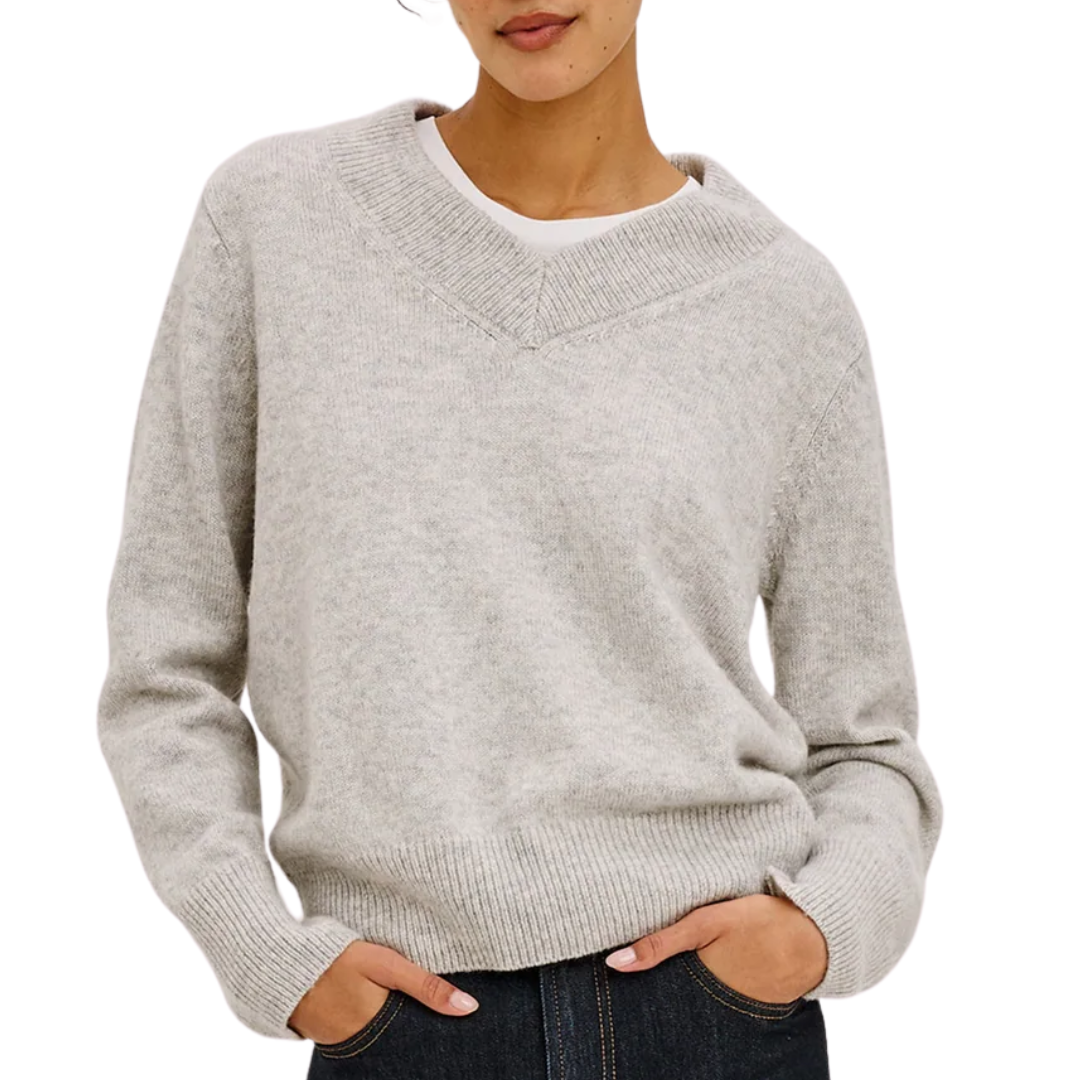 Lidya Sweater in Heather Grey
