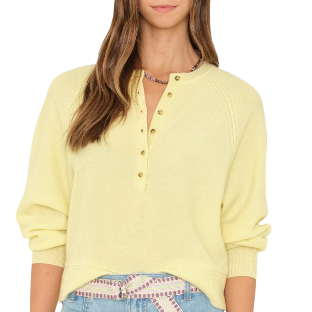Griffin Sweater in Butter Yellow