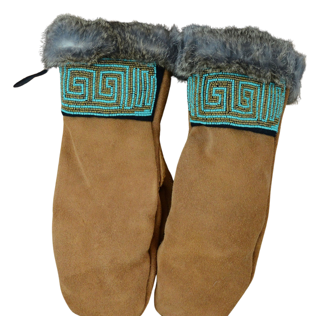 Roche De Jabel Mittens in Brown