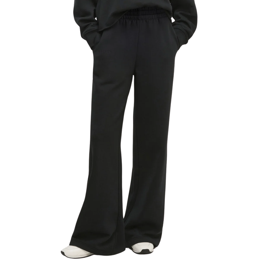 Embroidered Wide Leg in Black