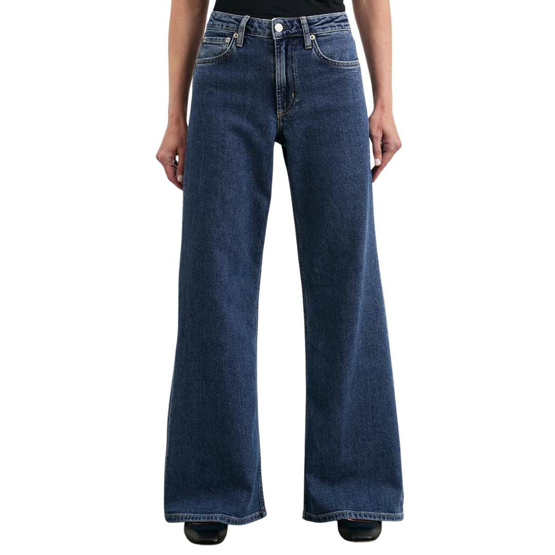 Angeleno Wide Leg in Pebble Blue