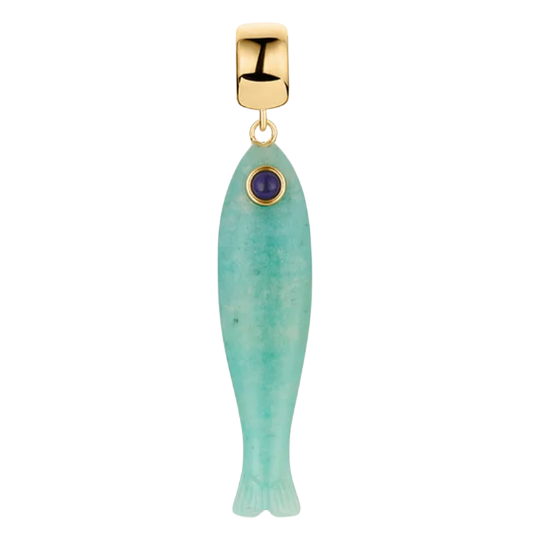 Fortuna Fish Bail in Amazonite