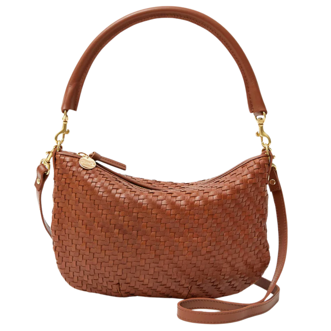 Petit Moyen in Hazelnut Woven Zig-Zag