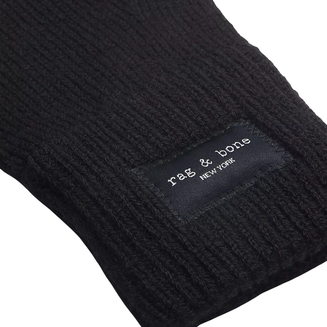 Blake Knit Gloves in Black