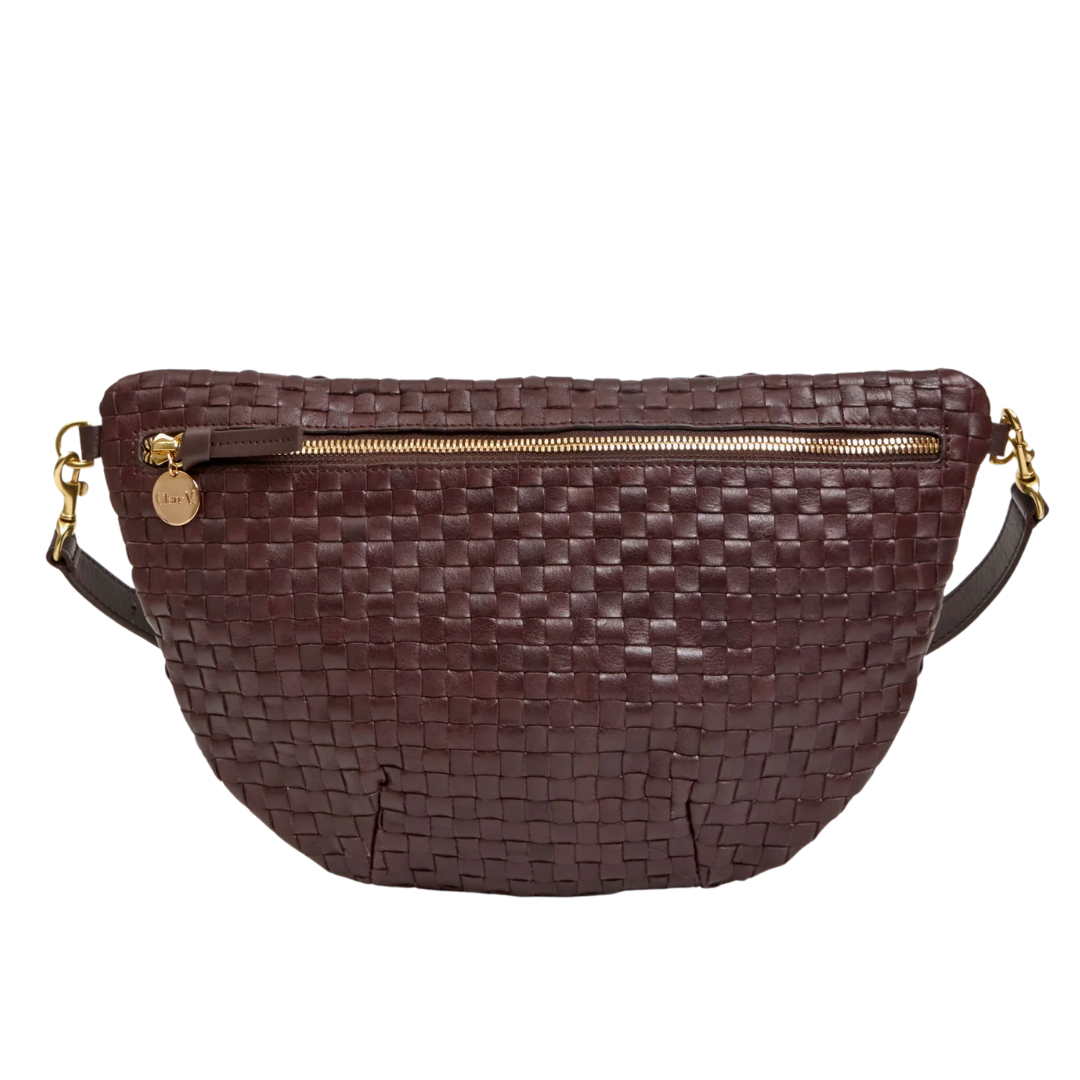 Grande Fanny in Tobacco Woven Checker