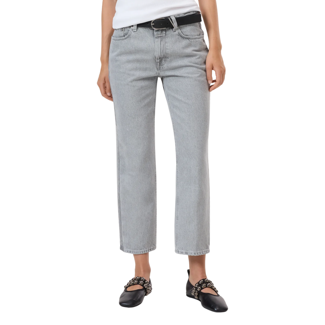 Milo Straight in Mid Grey