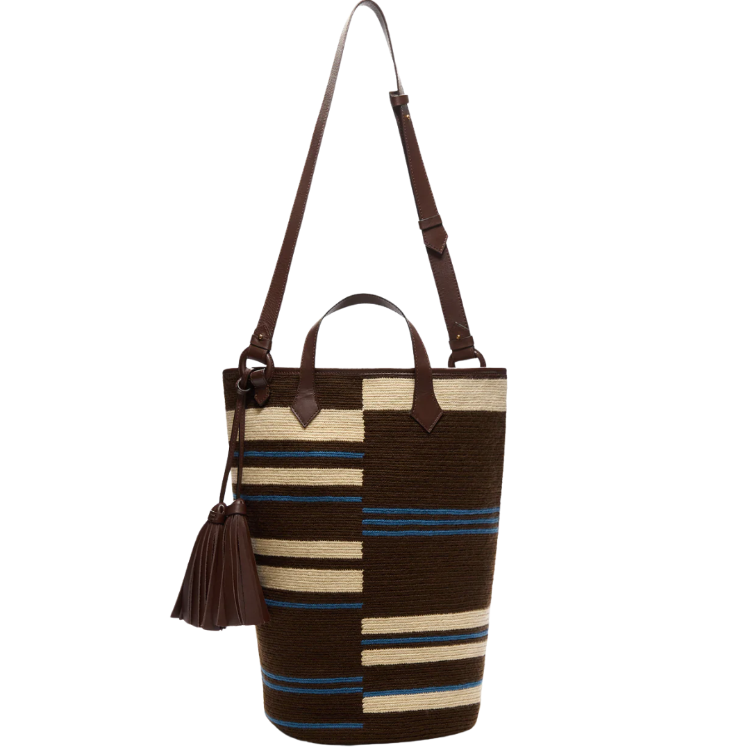 Trancoso Tote in Broken Stripe