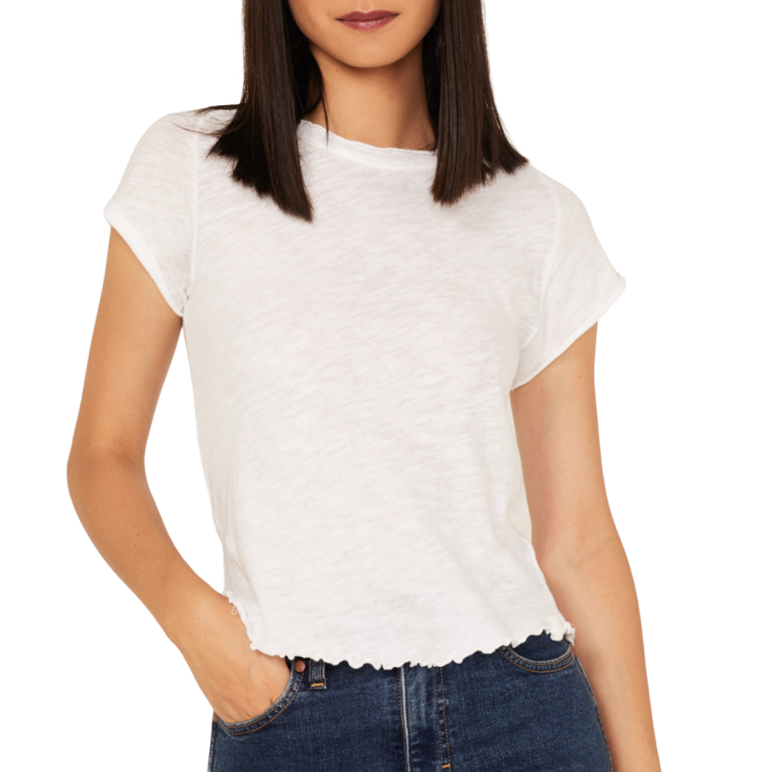 Be My Baby Tee in White