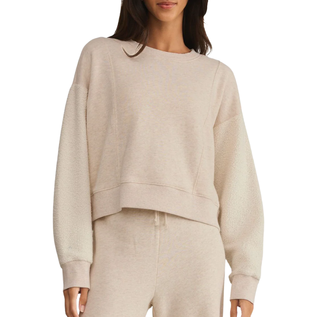 Lax Sweatshirt in Light Oatmeal Heather