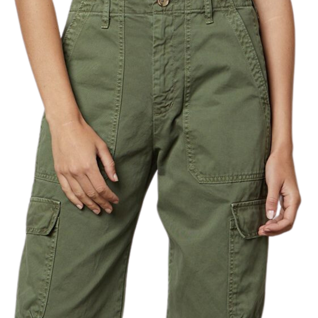 Makayla Cargo Pant in Vine