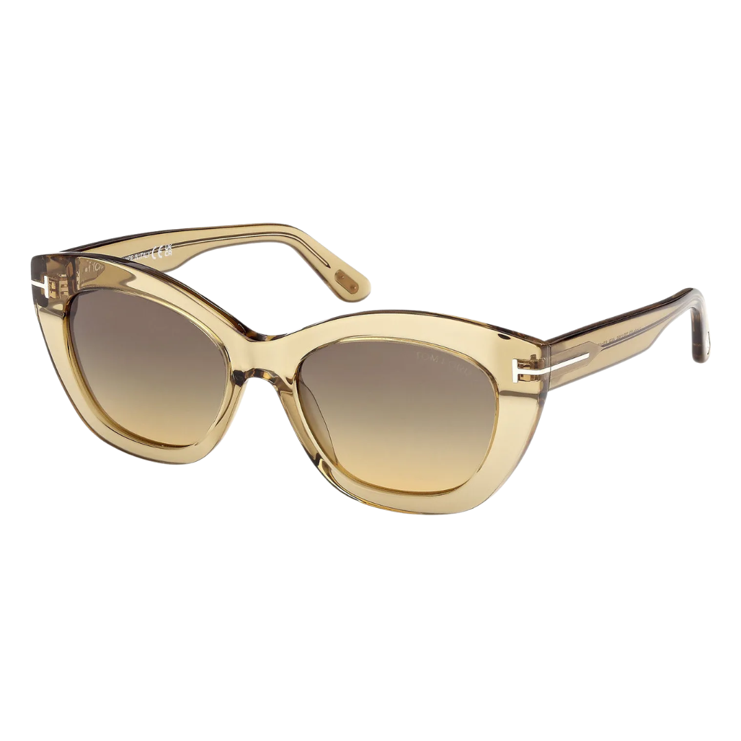 Linda Sunglasses in Shiny Light Brown