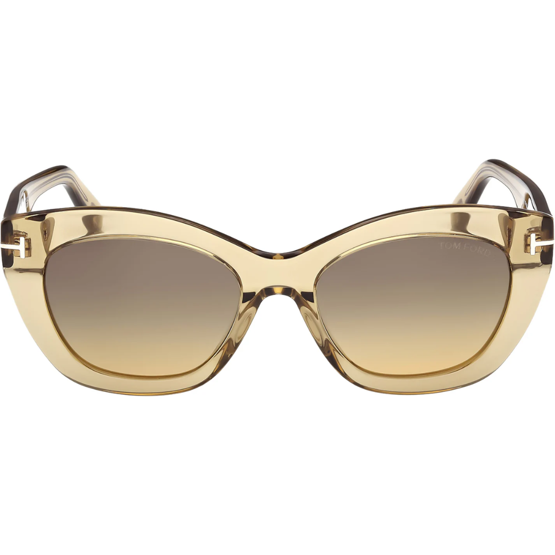 Linda Sunglasses in Shiny Light Brown