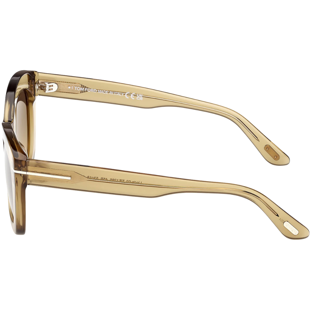 Linda Sunglasses in Shiny Light Brown