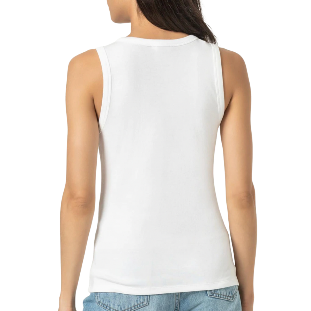 Jewel Tank in White