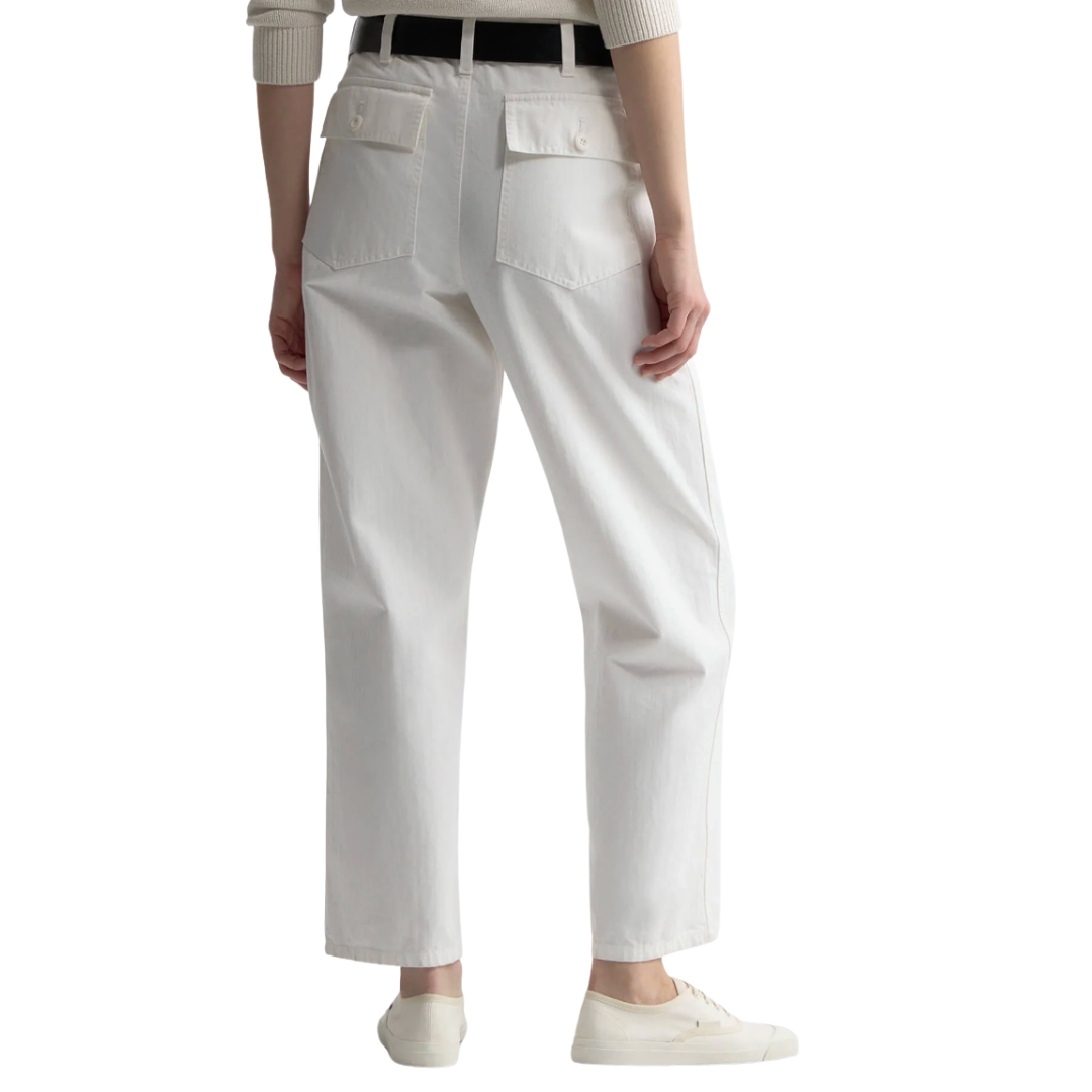 Earl Cotton Pant in Vintage Cream