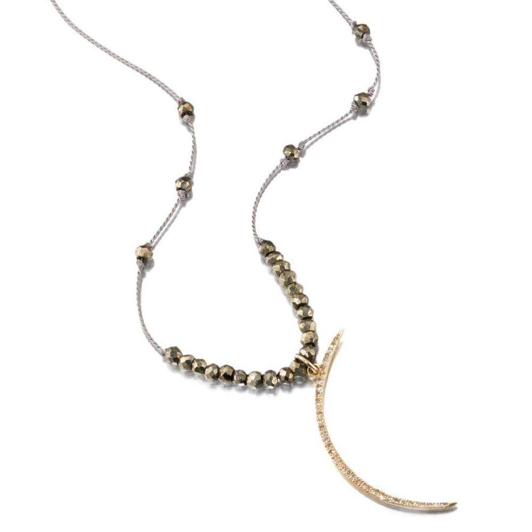 Sylvie Luxe Moon Sliver in Gold