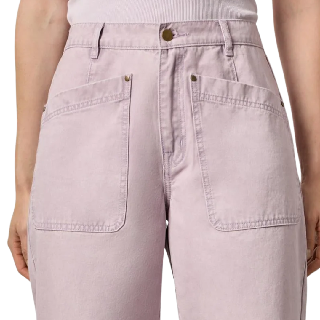 Twill Straight Pant in Thistle