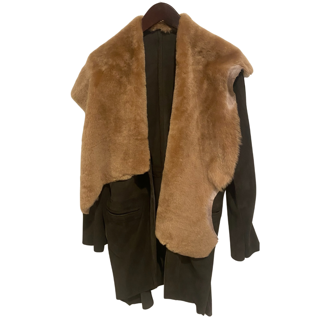Sheepskin Napato Jacket in Chocolate