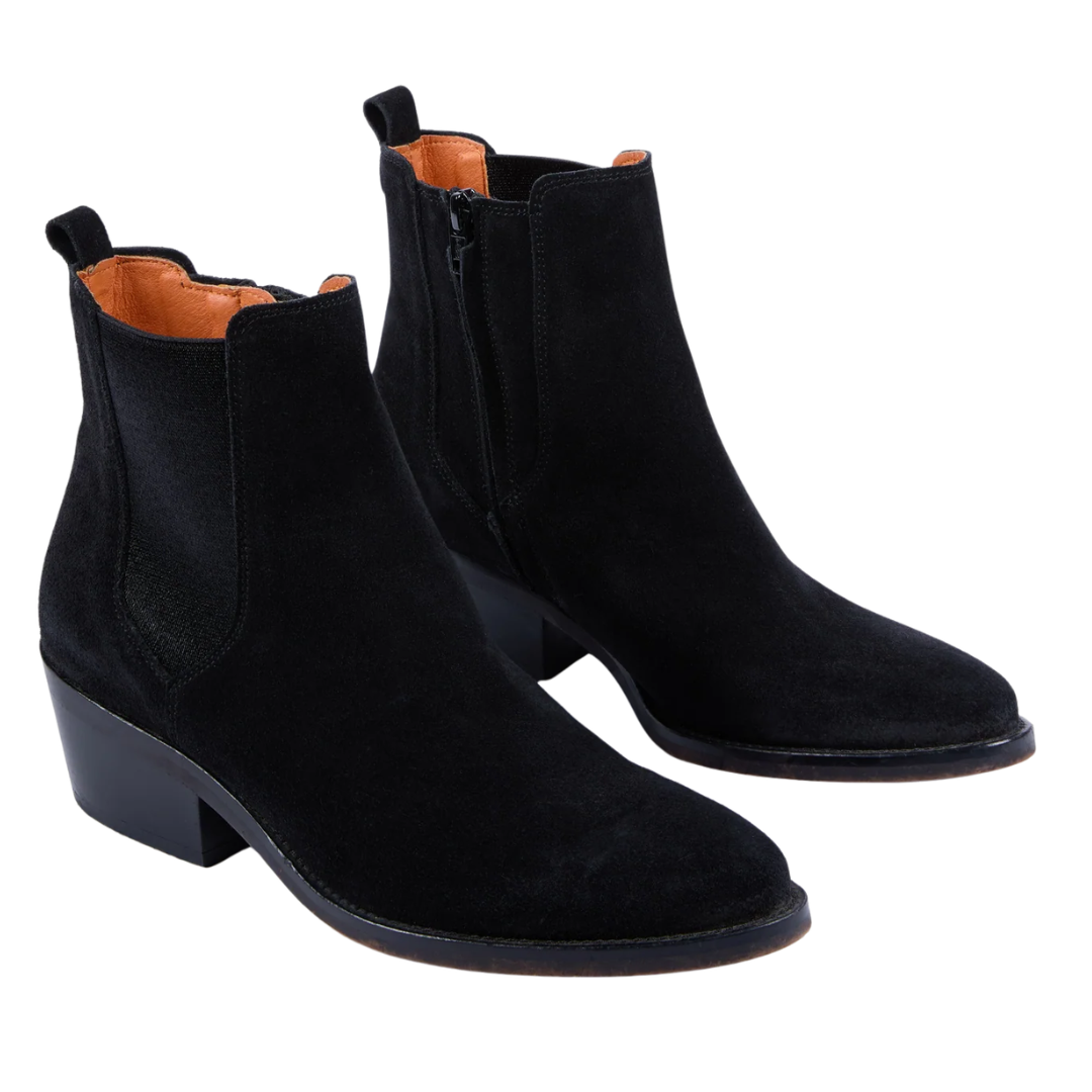 Rove Suede Boot in Black