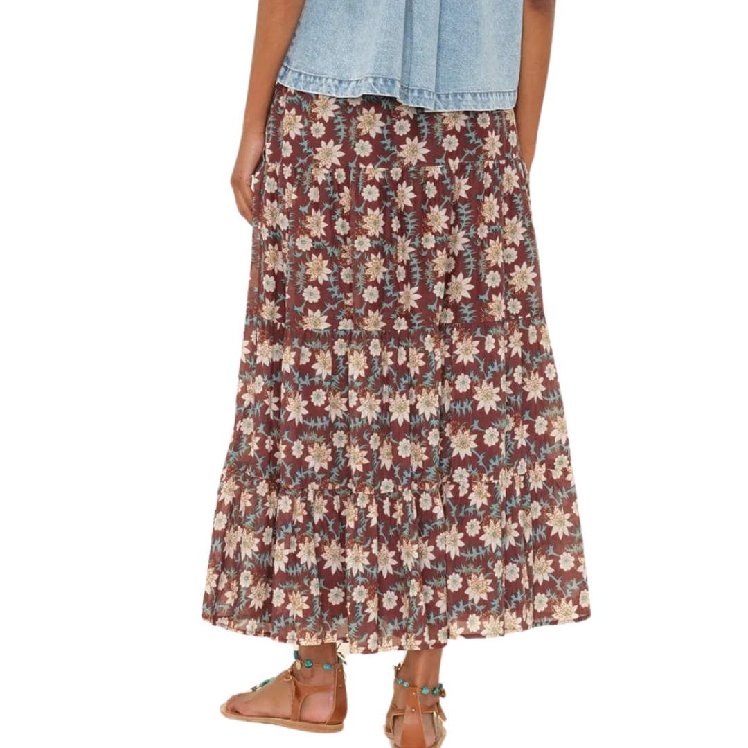Viola Skirt in Cedar