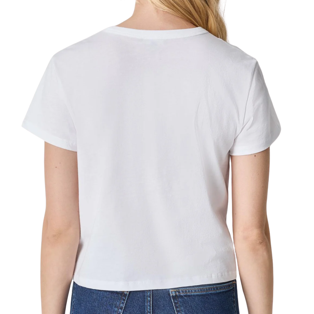Organic Boxy Tee in White